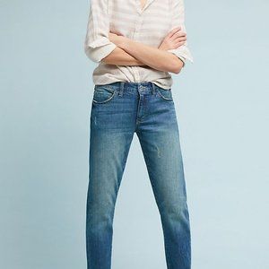 Pilcro Mid-Rise Slim Boyfriend Cropped Jeans